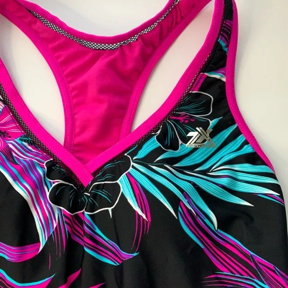ZeroXposur Mesh Action floral Tankini XS, M - Picture 10 of 14